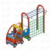 Детский игровой комплекс «Машинка с горкой 2» ДИК 1.03.1.02 Н 750