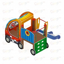 Детский игровой комплекс «Машинка с горкой 1» ДИК 1.03.1.01 Н 750